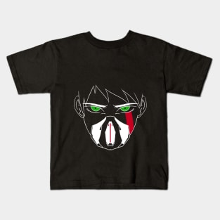 Anime Face (Inverse) Kids T-Shirt